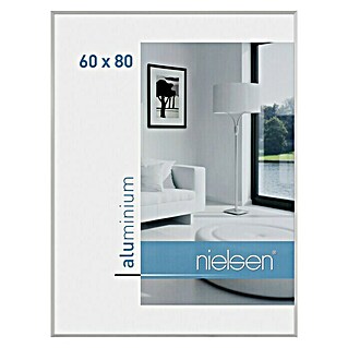 Nielsen Bilderrahmen Pixel (Mattsilber, 60 x 80 cm, Aluminium)