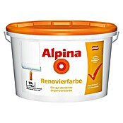 Alpina Wandfarbe Renovierfarbe (Weiß, 10 l, Matt)