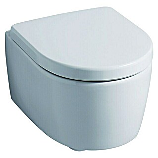 Geberit iCon Wand-WC xs (Mit Spülrand, Mit schmutzabweisender Glasur, Spülform: Tief, WC Abgang: Waagerecht, Weiß)