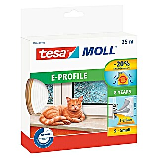 Tesa MOLL E-Rillenprofildichtung (Weiß)