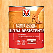 V33 Barniz para parquet Ultra resistente (Incoloro, Brillante, 750 ml, Base solvente)