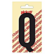Pickup Etiqueta adhesiva (Motivo: Q, Negro, Altura: 90 mm)