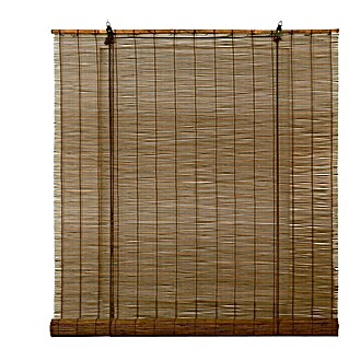 Estor de bambú Ocres (An x Al: 90 x 175 cm, Castaño)