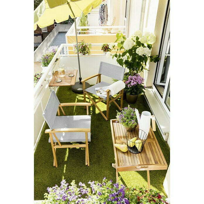 Sunfun Diana Viseći stol za balkon (60 x 40 cm, Eukaliptus)