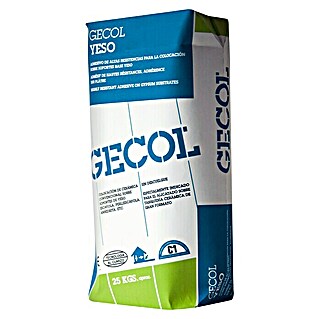 Gecol Cemento cola Yeso (25 kg, Apto para: Placas de yeso)