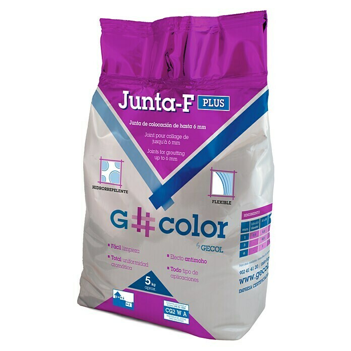 Gecol G#color Mortero para juntas Junta-F plus 