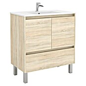 Mueble de lavabo Isla (45,5 x 79,7 x 86,8 cm, Roble claro)