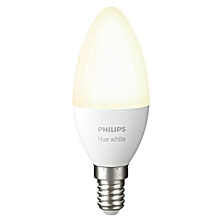 Philips Hue Ledlamp White (E14, 5,5 W, Warm wit, Dimbaar, 1 stk.)