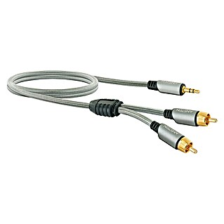Adapter Kabel 2 x Cinch auf  2 x XLR Cinchstecker aus Kuststoff 3m 