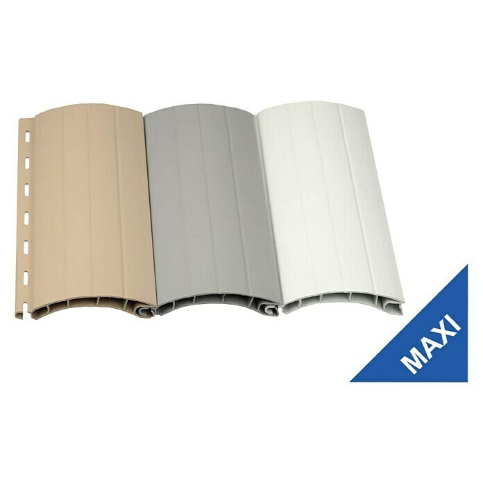 Schellenberg Rollladenprofil Maxi (1,8 m x 52 mm, Geeignet für: Rollladen-Maxi-Systeme, Grau)