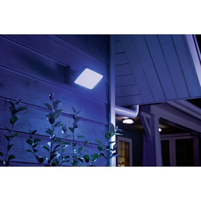 Philips Hue LED-Strahler White & Color Ambiance (15 W, Schwarz, L x B x H: 22 x 16 x 15,3 cm)