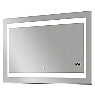 DSK Led-lichtspiegel Silver Futura (100 x 70 cm, Sensorschakelaar)