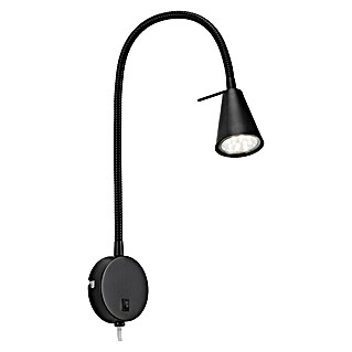 Briloner Foco de una luz LED Comfort Light (4 W, Negro, L x An x Al: 5,8 x 20,5 x 45 cm)