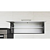 Respekta Premium Küchenzeile RP300HEWBO (Breite: 300 cm, Mit Elektrogeräten, Weiß Hochglanz)