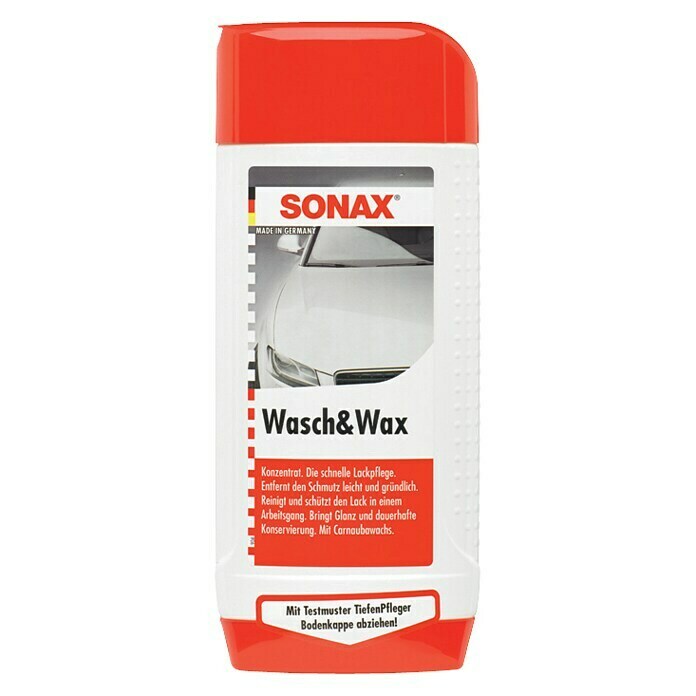 Sonax Lackpflege Wasch & Wax (Inhalt: 500 ml, Glänzend)