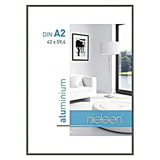 Nielsen Bilderrahmen Classic (Contrastgrau, 42 x 59,4 cm / DIN A2, Aluminium)