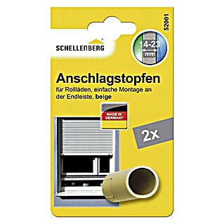 Schellenberg Anschlagstopfen (Ø x L: 20 x 40 mm, Beige)