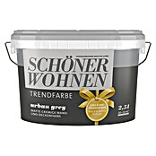 Schöner Wohnen Wandfarbe Trendfarbe Jubiläum (Urban Grey, 2,5 l, Matt)