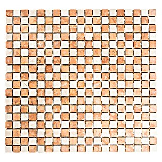 Mosaikfliese Quadrat MOS 15/1513R (30,5 x 32,2 cm, Rot, Matt)