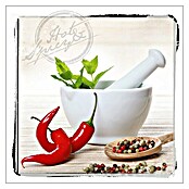 ProArt Kitchen Glasbild (Hot & Spicy V, 20 x 20 cm)