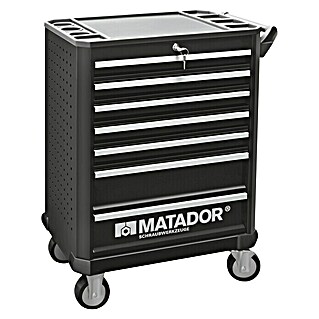 Matador Werkstattwagen Ratio (L x B x H: 470 x 785 x 1.030 mm, Anzahl Schubladen: 7, Ohne Werkzeug)