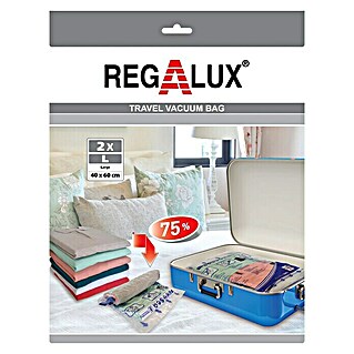 Regalux Vakuum-Rollbeutel-Set L (2 Stk., L x B: 60 x 40 cm, Transparent)