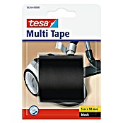 Tesa Cinta de reparación Multi tape (Negro, L x An: 5 m x 50 mm)