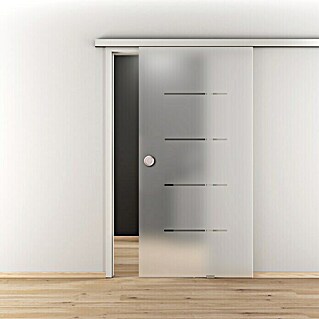 Diamond Doors Schiebetürsystem Toledo 3.0 (935 x 2.058 mm, Einscheibensicherheitsglas (ESG), Soft-Close-Automatik)