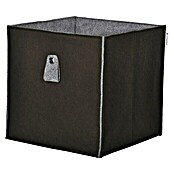 Phönix Atlanta Aufbewahrungsbox (L x B x H: 34 x 34 x 34 cm, Filz, Anthrazit/Grau)
