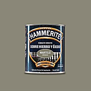 Hammerite Esmalte para metal Hierro y Óxido (Bronce, 750 ml, Martelé)