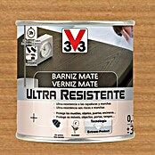 V33 Barniz para madera Mate Ultra Resistente (Roble oscuro, Mate, 250 ml)