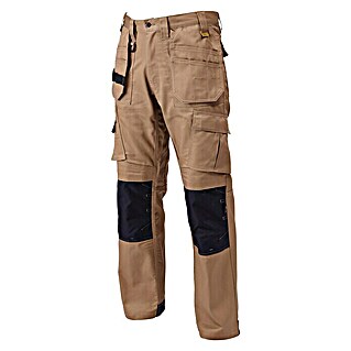 Dewalt Pantalones de trabajo Tradesman (44, Marrón, 65% poliéster y 35% algodón)