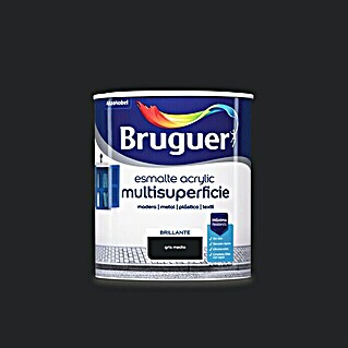 Bruguer Esmalte de color Acrylic multisuperficie (Gris medio, 750 ml, Brillante)