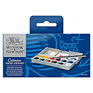 Winsor & Newton Cotman Aquarellfarben-Set Sketcher´s Pocket Box (Topf)