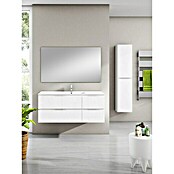 Mueble de lavabo Sheyla (L x An x Al: 45 x 120 x 50 cm, Blanco, Brillante)