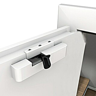 Kilsgaard Komfort-Schließsystem Kinetix H (Geeignet für: Gefälzte Holztüren, DIN Anschlag: Links, Weiß)