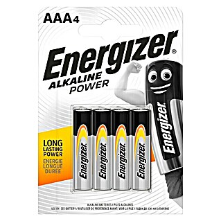 Energizer Batterie Micro AAA (4 Stk., Micro AAA, 1,5 V)