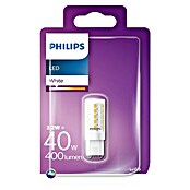 Philips Bombilla LED (3,2 W, G9, Color de luz: Blanco cálido, Tubular)