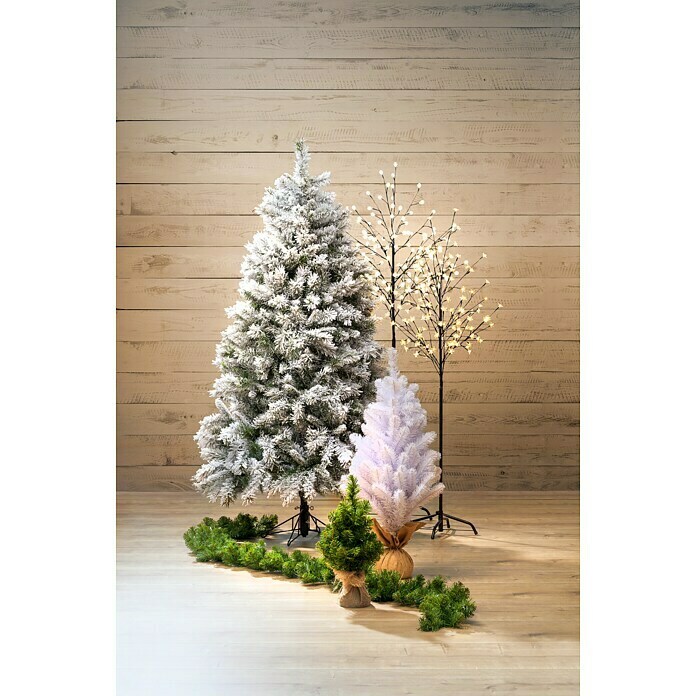 Künstlicher Weihnachtsbaum Icelandic (Höhe: 90 cm, Weiß)