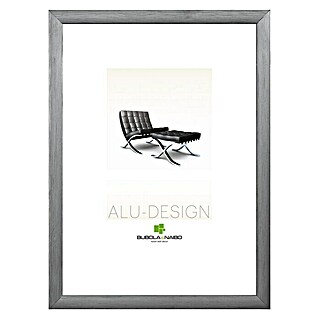 Bubola & Naibo Bilderrahmen Alu-Design Plex (Anthrazit, 60 x 80 cm, Aluminium)