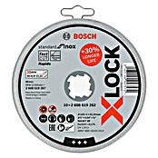 Bosch Professional X-Lock Disco de corte Standard for Inox (Diámetro disco: 115 mm, Espesor disco: 1 mm, Específico para: Acero inoxidable)