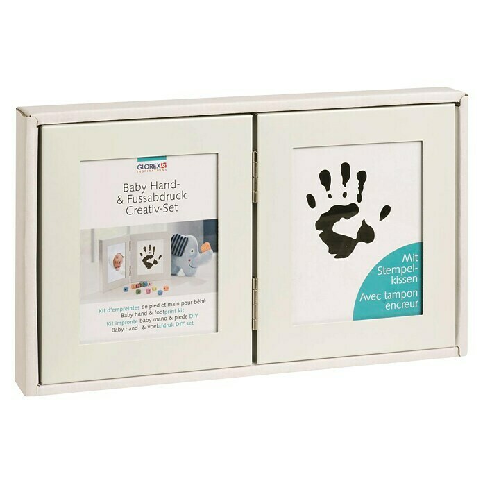 Fussabdruck Handabdruck Stempel Baby Neugeborenen Clean Touch Abdruckkissen DE 