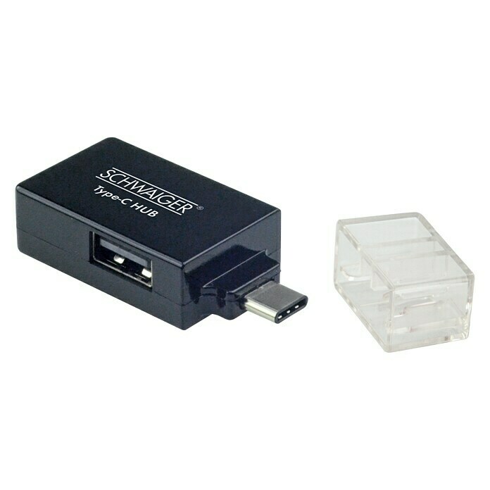 Schwaiger Adapter USB 3.1 (Schwarz)