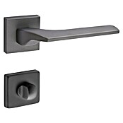 Diamond Doors WC-Türgarnitur Bellevue (Türstärke: 40 - 45 mm, Schlitzkopf/Olive SK/OL, Anthrazit)