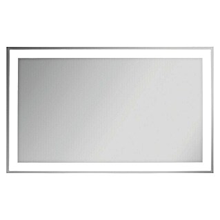 Camargue Stella Led-lichtspiegel (138 x 84 cm, Met tuimelschakelaar, Met hoekige randen)
