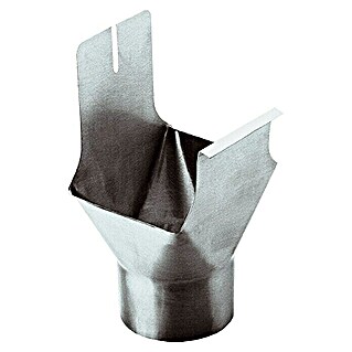 Sarei Rinnenstutzen (Nennweite: 70/60 mm, Aluminium, Geeignet für: Kastenförmige Dachrinne)