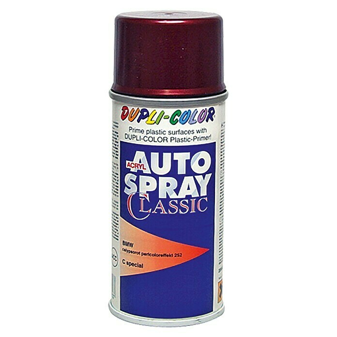 Dupli-Color Acryl-Autospray Classic (BMW, Calypsorot Perlcoloreffekt, 150 ml)