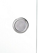 Diamond Doors Griffmuschel Circle (Edelstahloptik, Geeignet für: Ganzglas-Schiebetüren, Durchmesser: 6 cm)