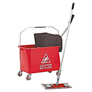 Profi Depot Profesionalni komplet za čišćenje podova (15 l, Crvene boje)
