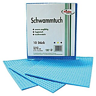 Flinka Profi-Line Schwammtuch (10 Stk., Blau, 20 x 18 cm)